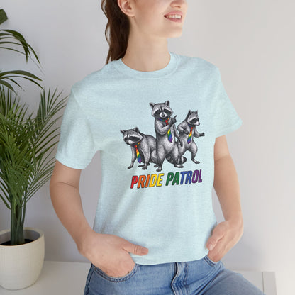 Rainbow Raccoon Pride Patrol — Adult Tee