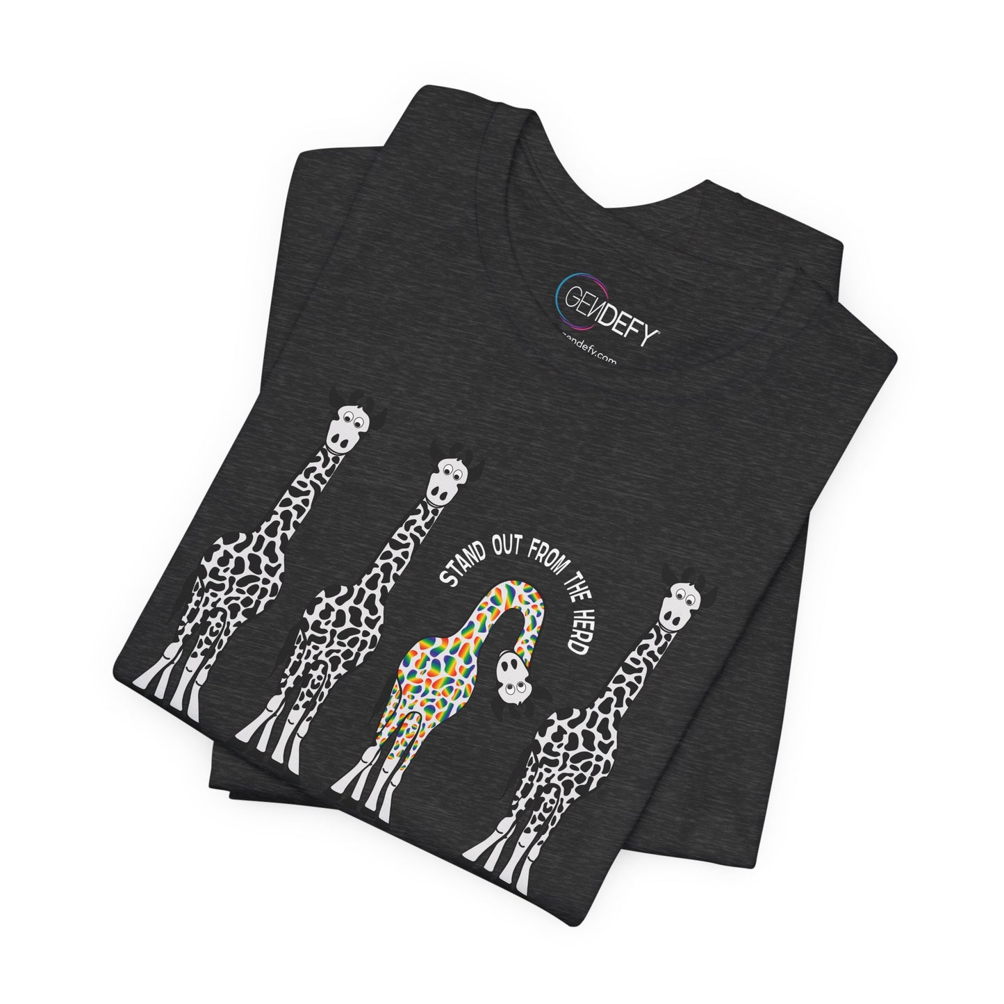 Giraffe - Stand Out From the Herd | Adult Tee