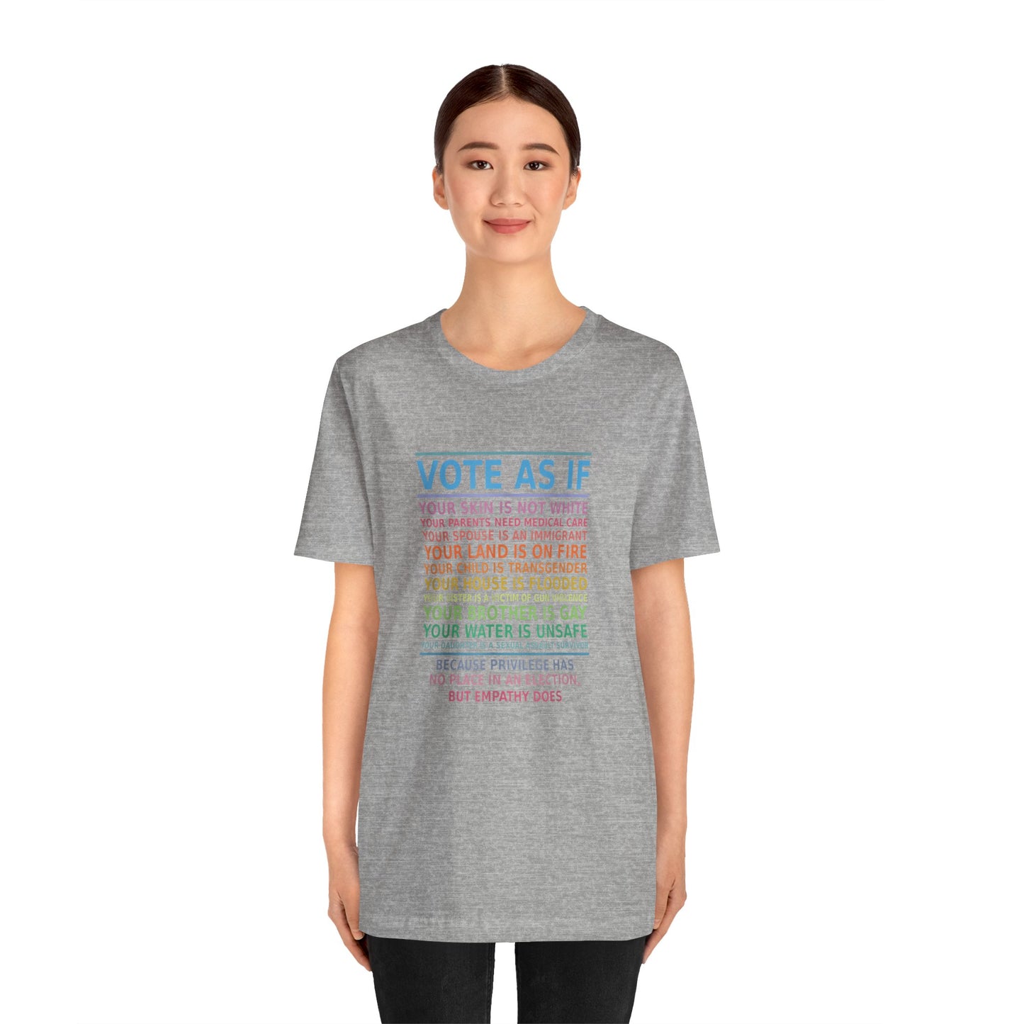 Vote With Empathy | Adult T-Shirt