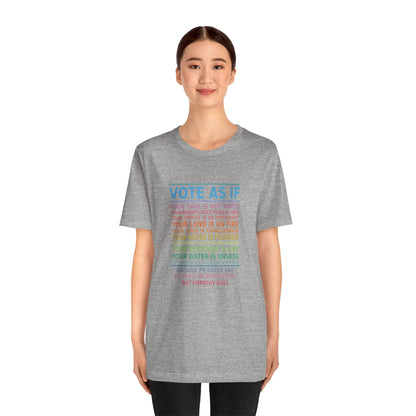 Vote With Empathy | Adult T-Shirt