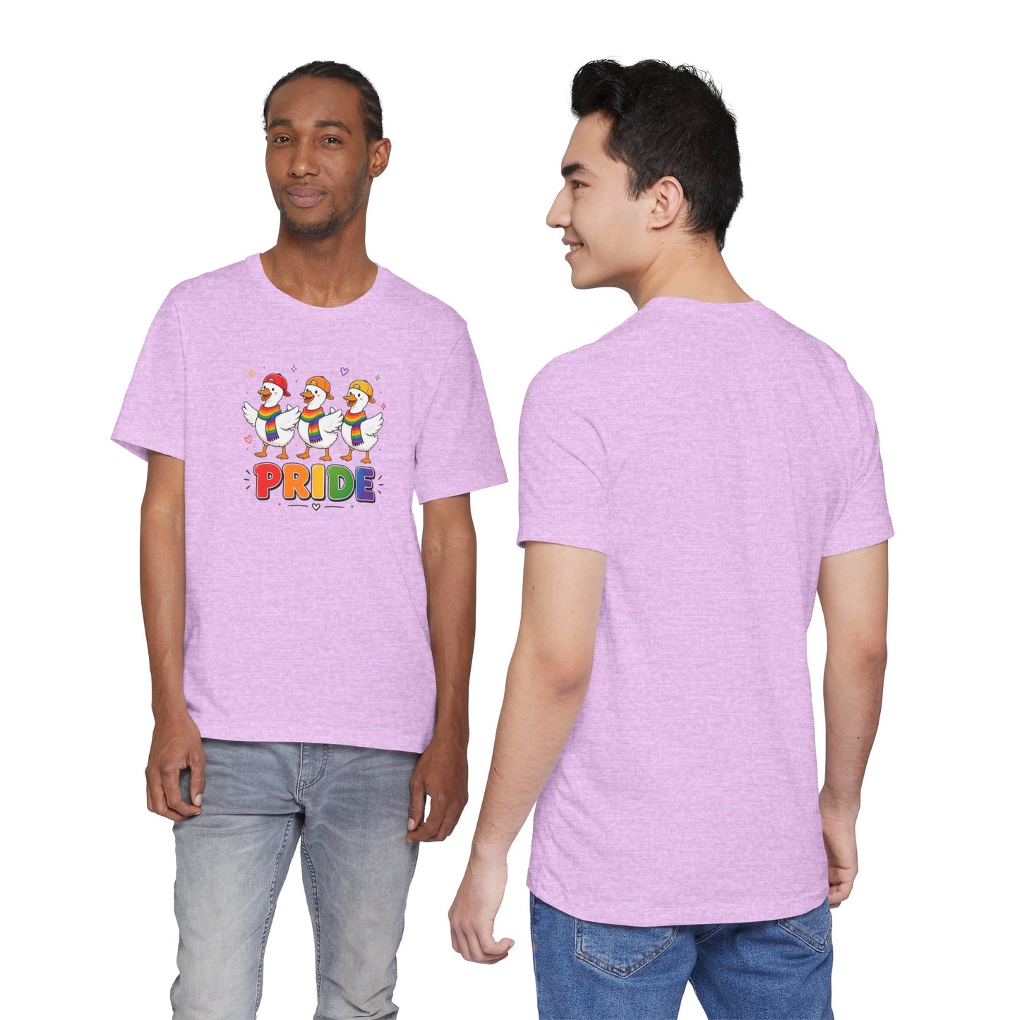 PRIDE Flock Rainbow Geese | Adult Tee