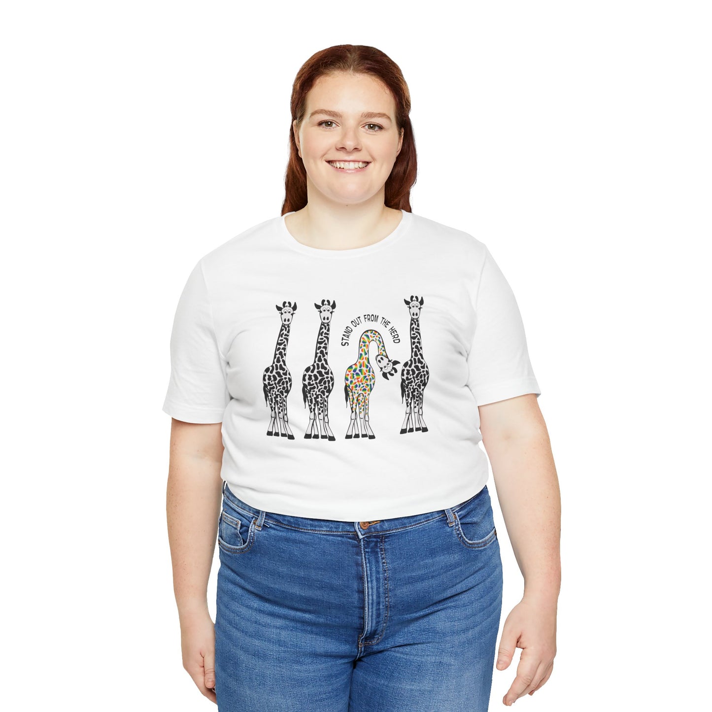 Giraffe - Stand Out From the Herd | Adult Tee