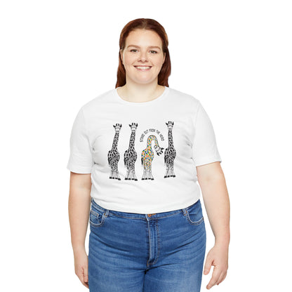 Giraffe - Stand Out From the Herd | Adult Tee