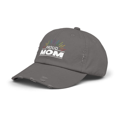 Proud Mom | Distressed Unisex Cap