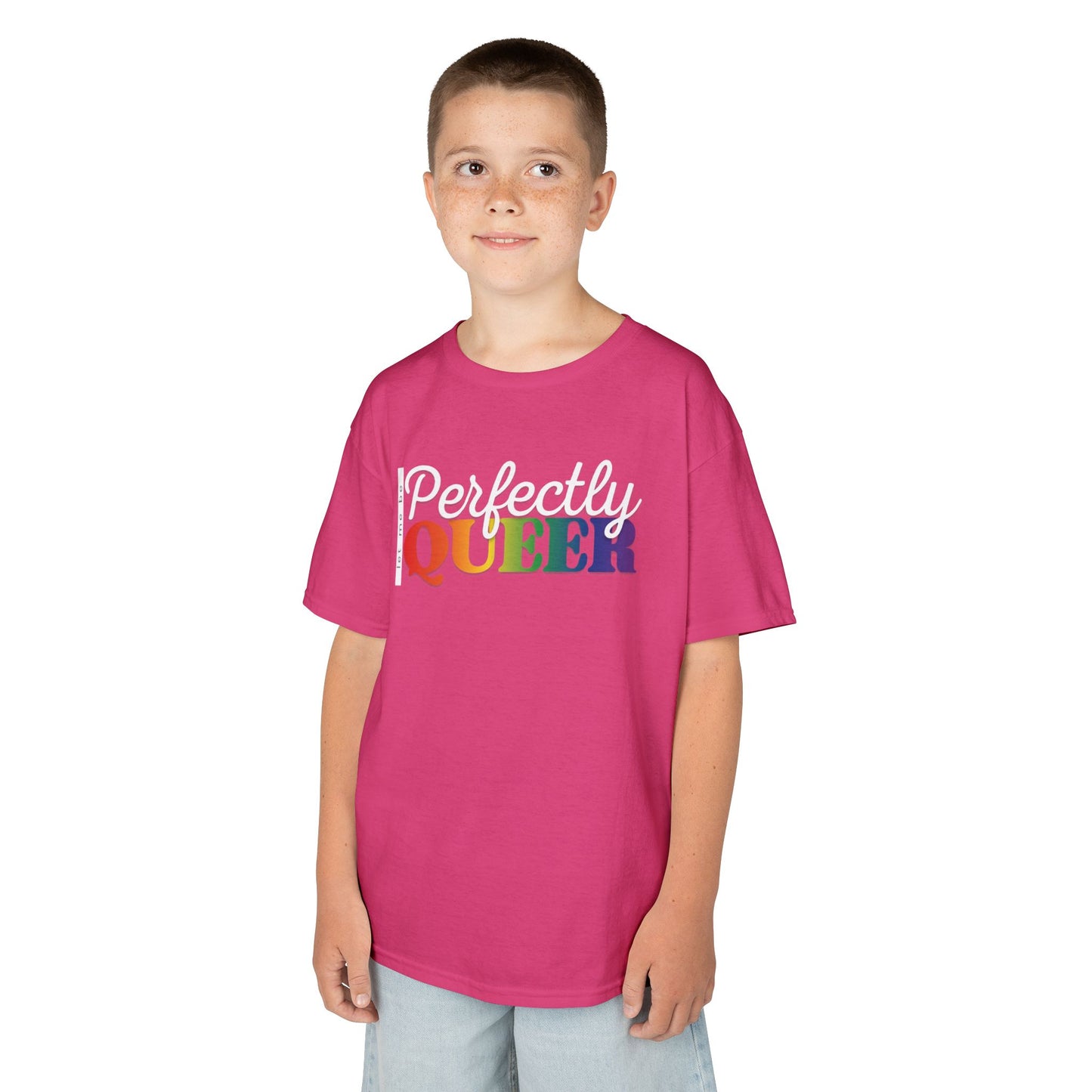 Let Me Be Perfectly Queer | Kids Heavy Cotton T-Shirt