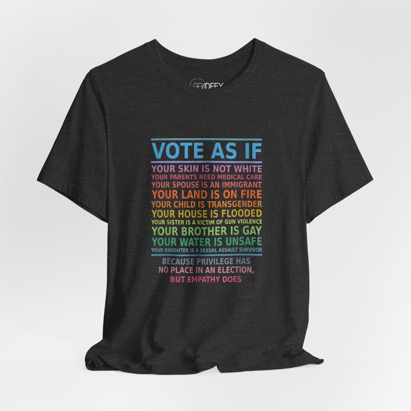 Vote With Empathy | Adult T-Shirt