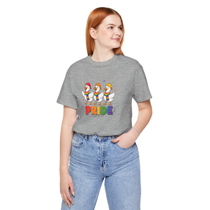 PRIDE Flock Rainbow Geese | Adult Tee