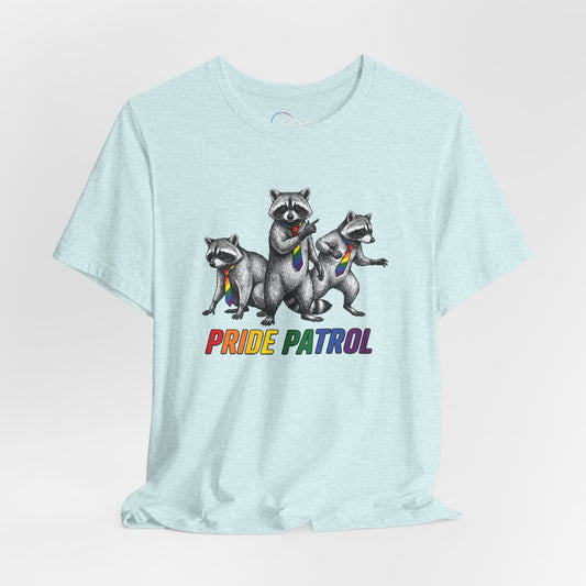 Rainbow Raccoon Pride Patrol — Adult Tee