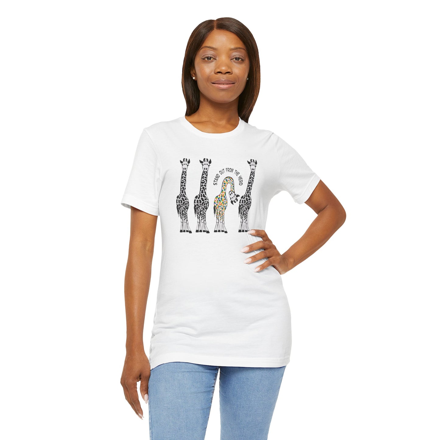 Giraffe - Stand Out From the Herd | Adult Tee