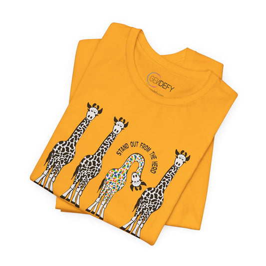 Giraffe - Stand Out From the Herd | Adult Tee