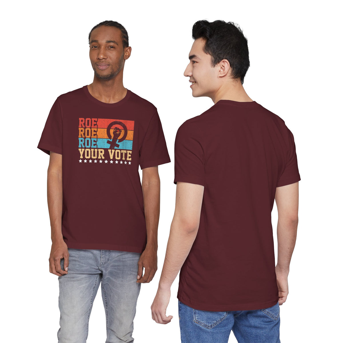 Roe Roe Roe Your Vote | Adult T-Shirt