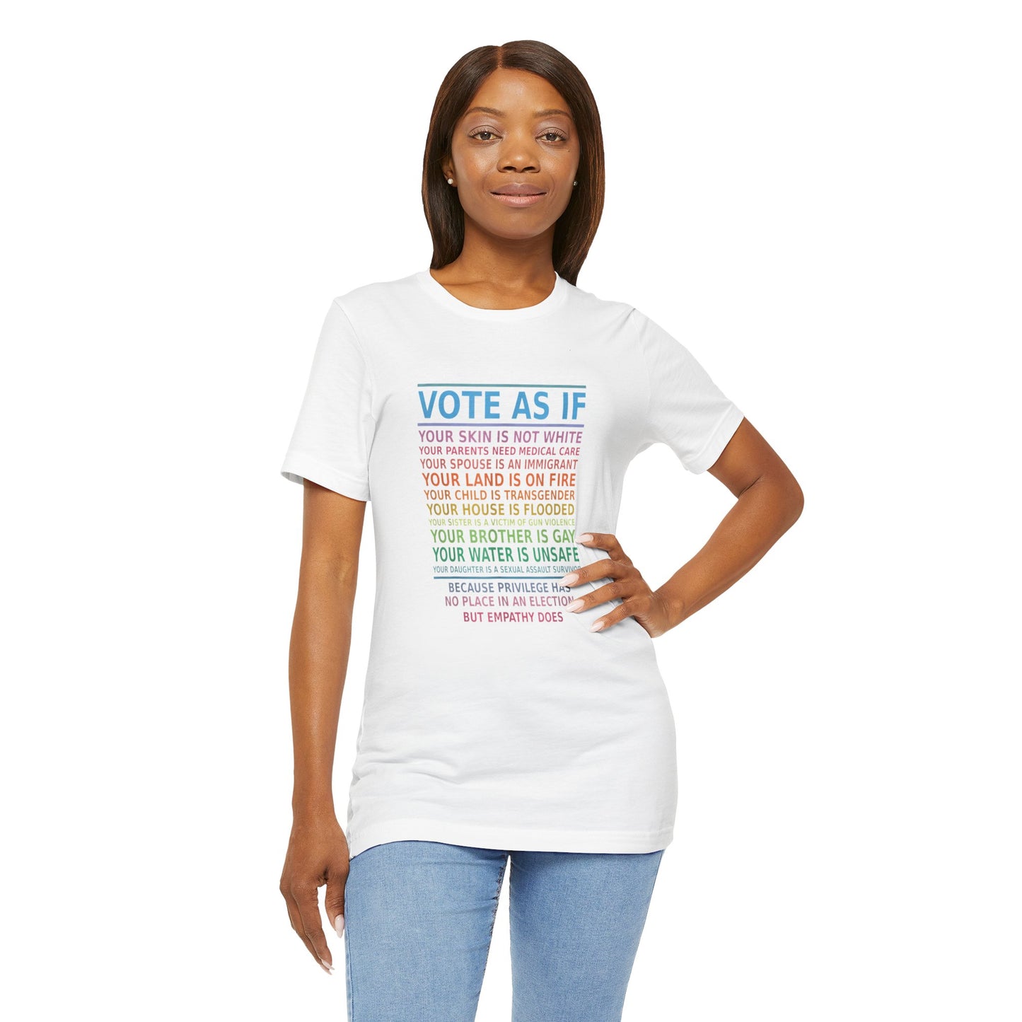 Vote With Empathy | Adult T-Shirt