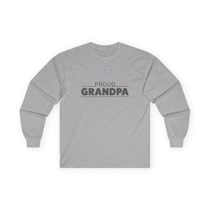 Proud Grandpa Long Sleeve Tee - Unisex Ultra Cotton Shirt for Father's Day