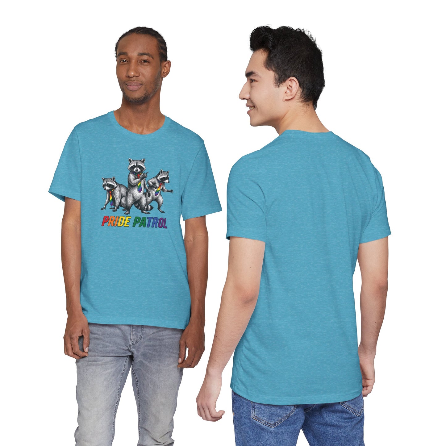 Rainbow Raccoon Pride Patrol — Adult Tee