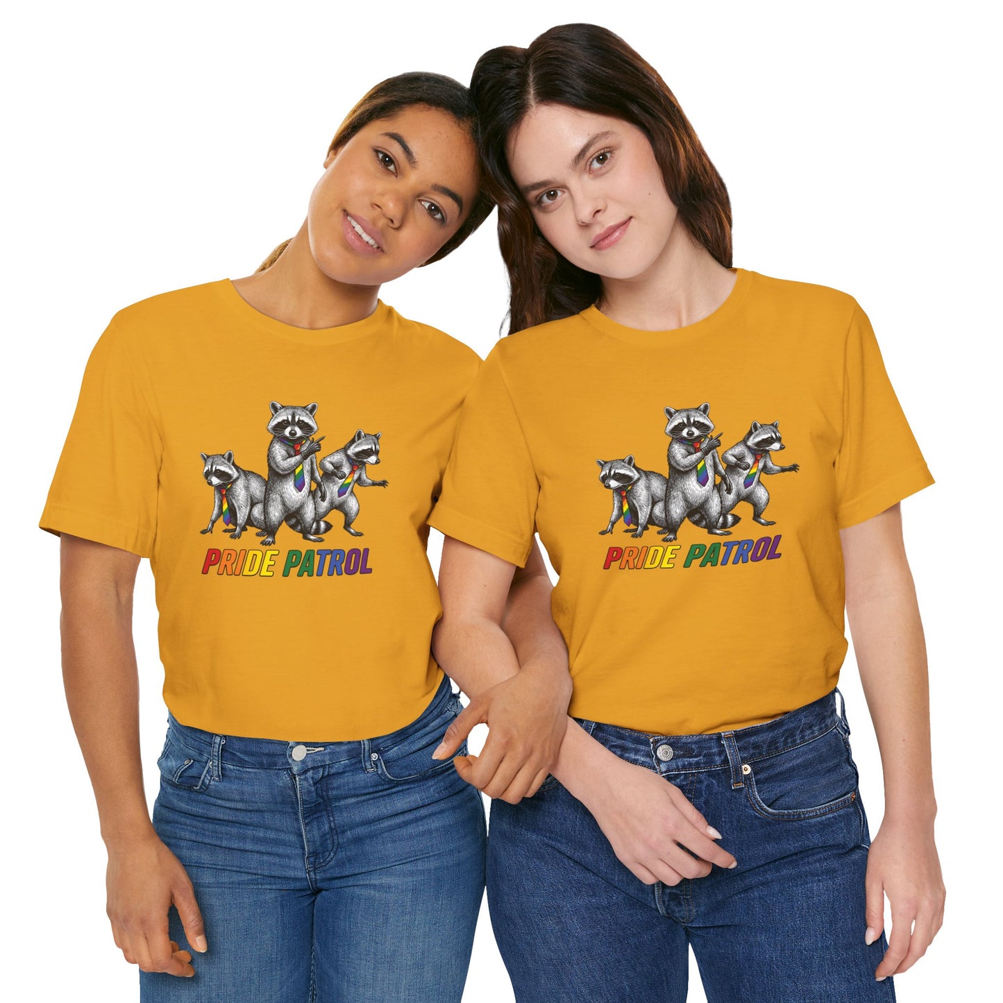 Rainbow Raccoon Pride Patrol — Adult Tee