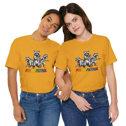Rainbow Raccoon Pride Patrol — Adult Tee