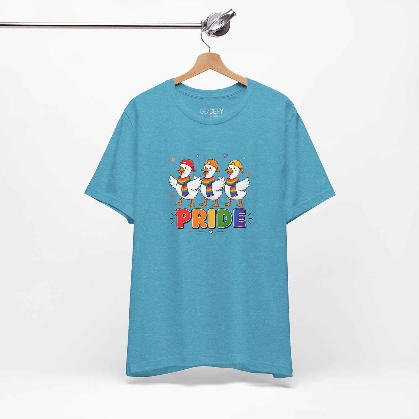PRIDE Flock Rainbow Geese | Adult Tee