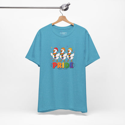PRIDE Flock Rainbow Geese | Adult Tee