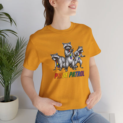Rainbow Raccoon Pride Patrol — Adult Tee