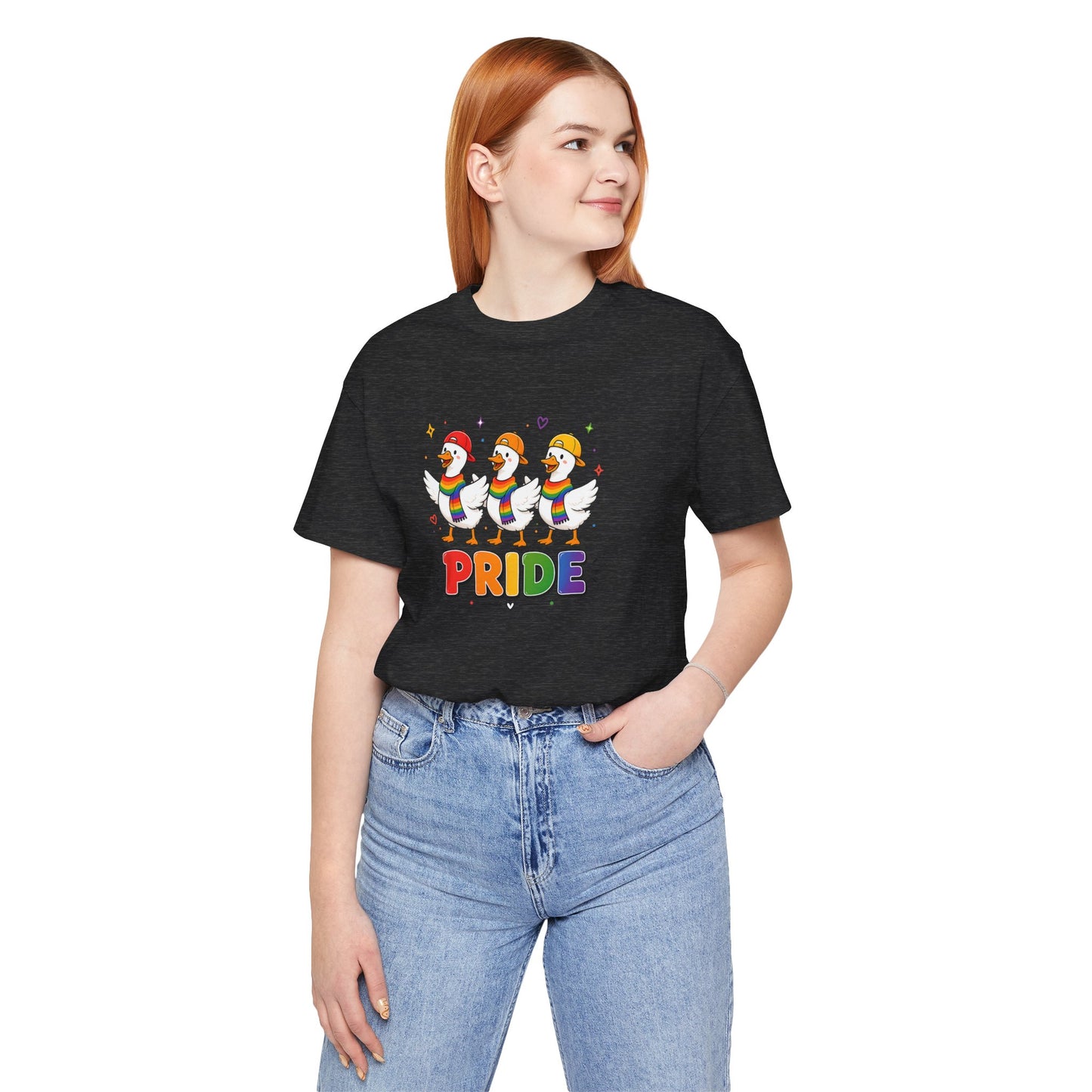 PRIDE Flock Rainbow Geese | Adult Tee