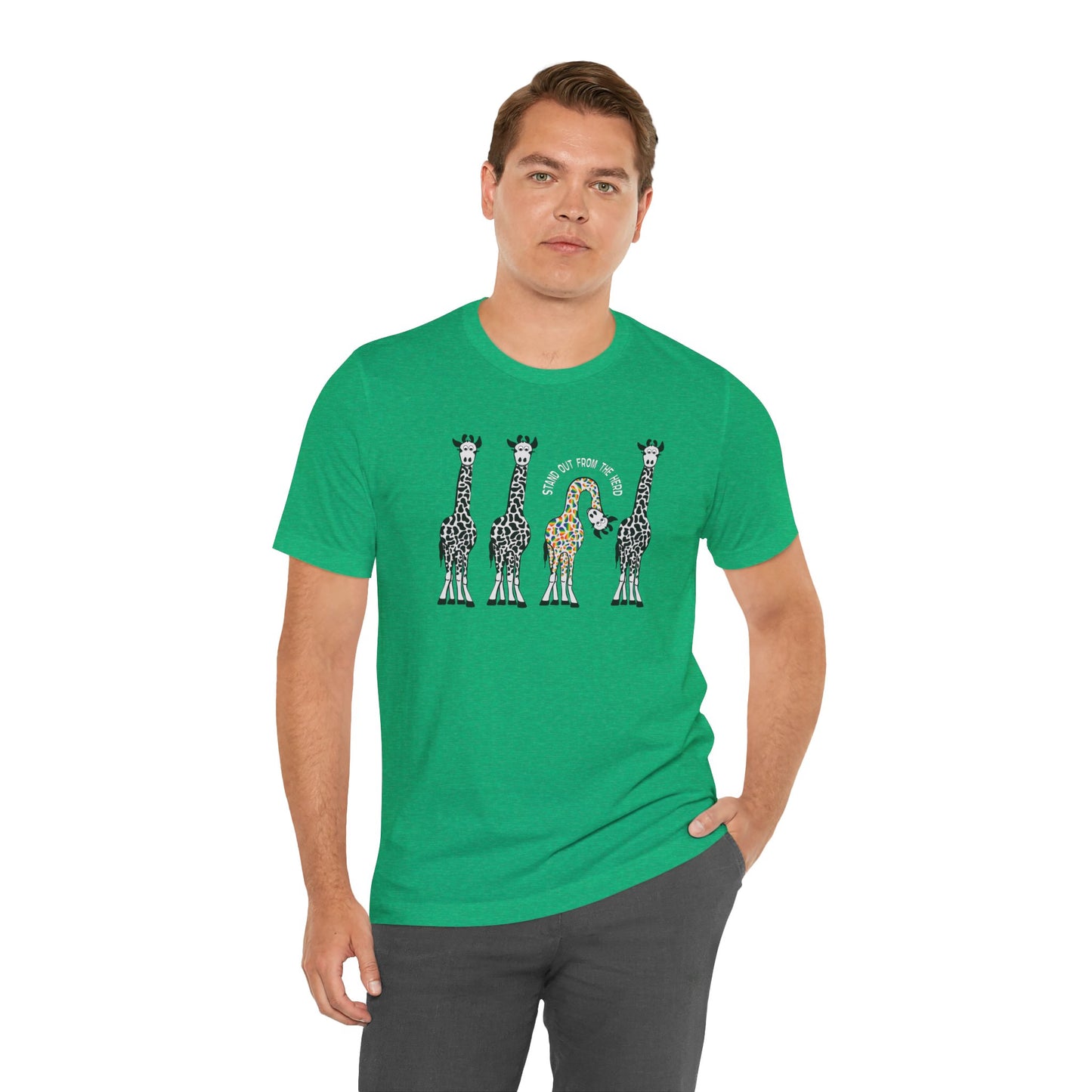 Giraffe - Stand Out From the Herd | Adult Tee