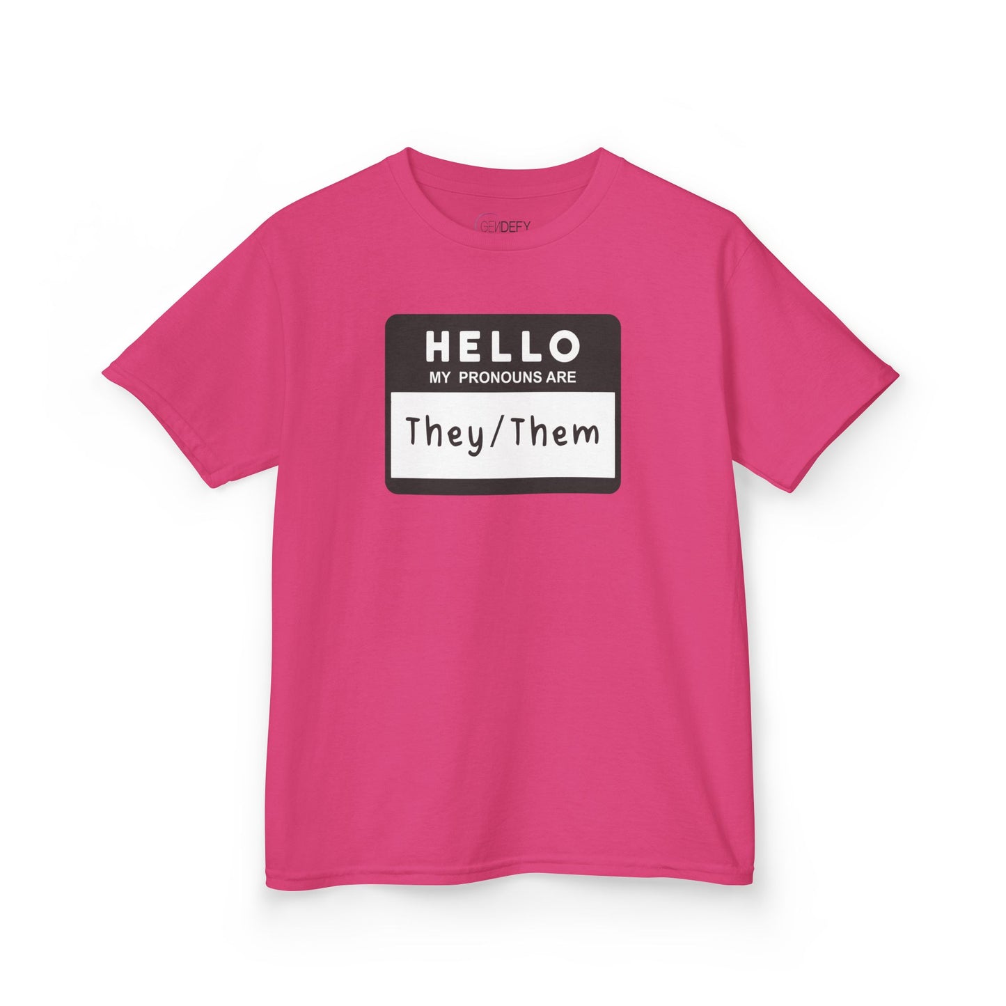Hello, My Pronouns Are They/Them | Youth T-Shirt
