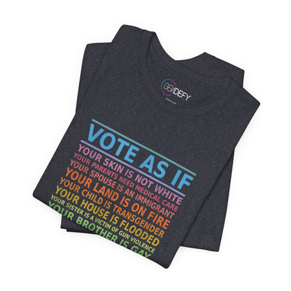 Vote With Empathy | Adult T-Shirt