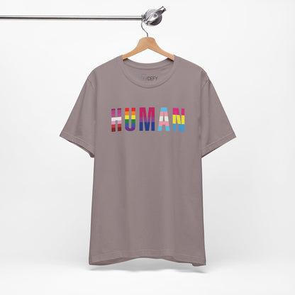 HUMAN Pride Flag - T-Shirt