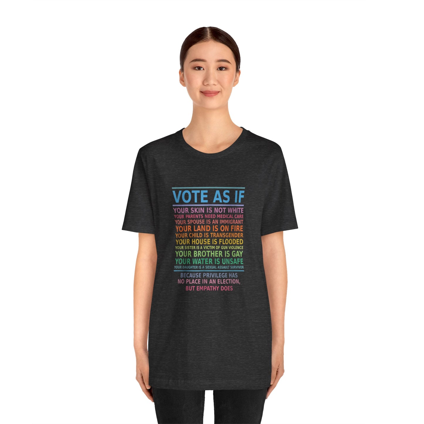 Vote With Empathy | Adult T-Shirt