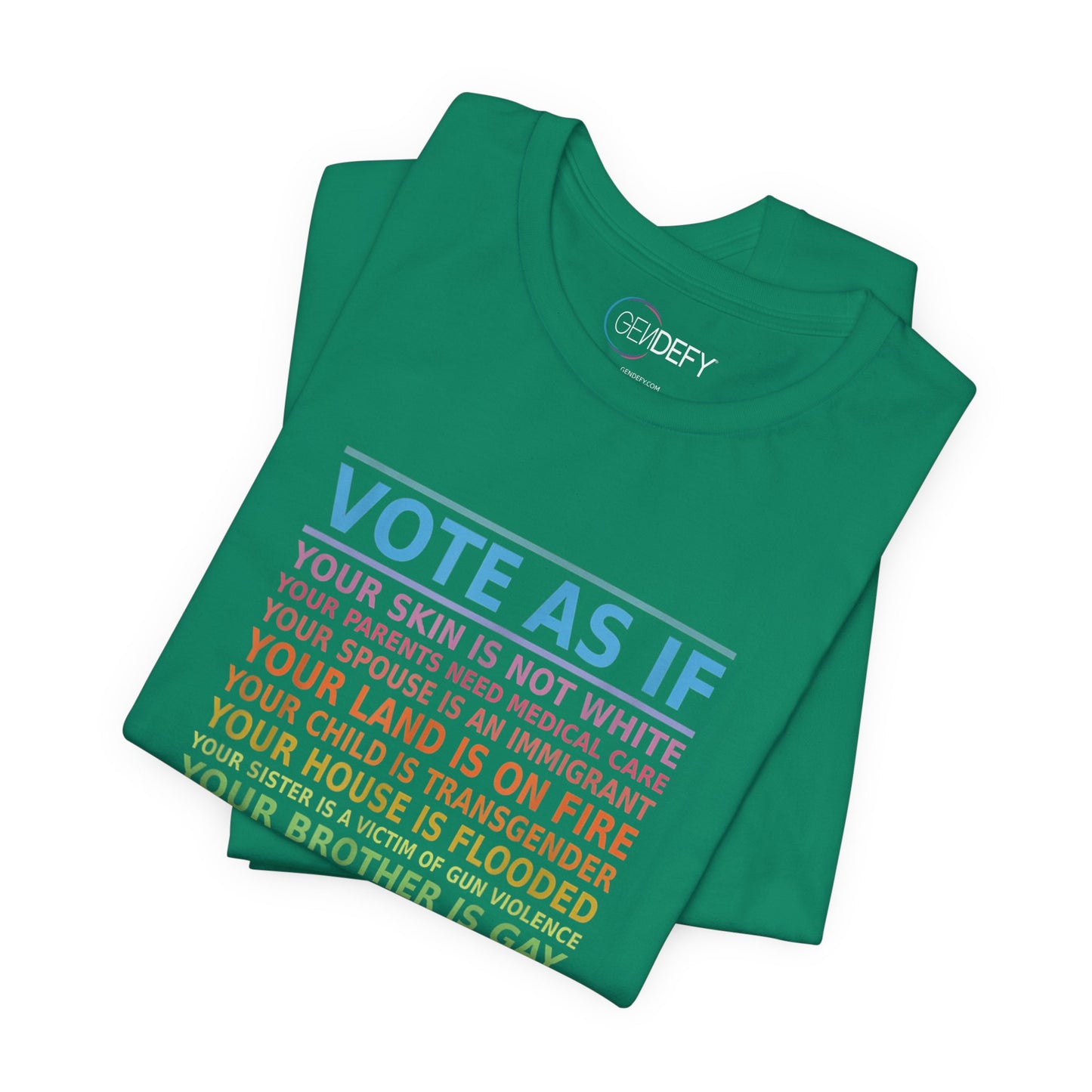Vote With Empathy | Adult T-Shirt