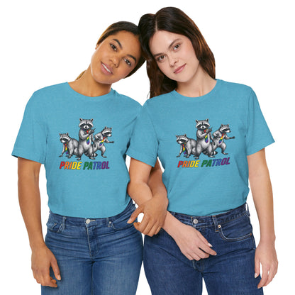 Rainbow Raccoon Pride Patrol — Adult Tee
