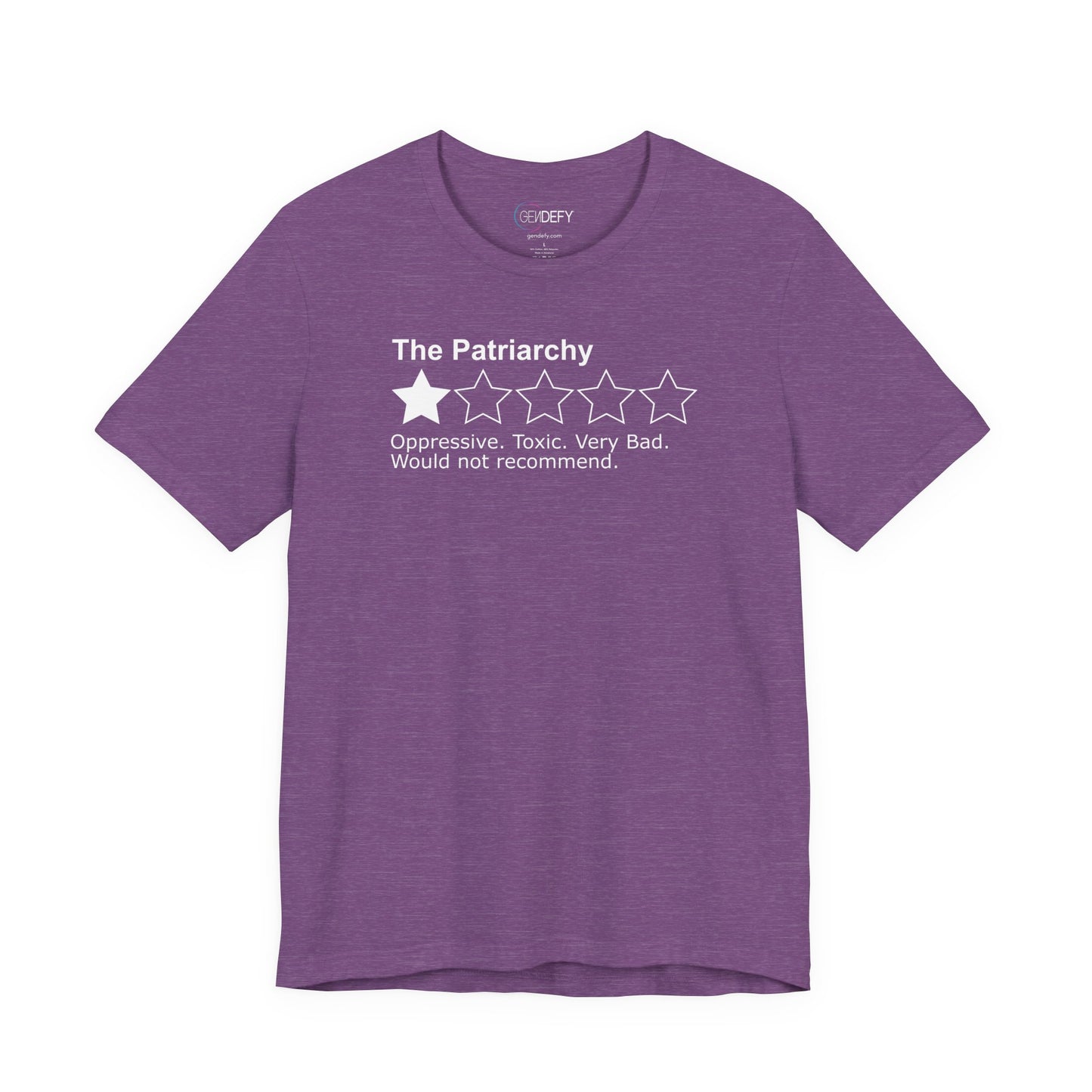 Patriarchy – 1 Star | Adult Tee