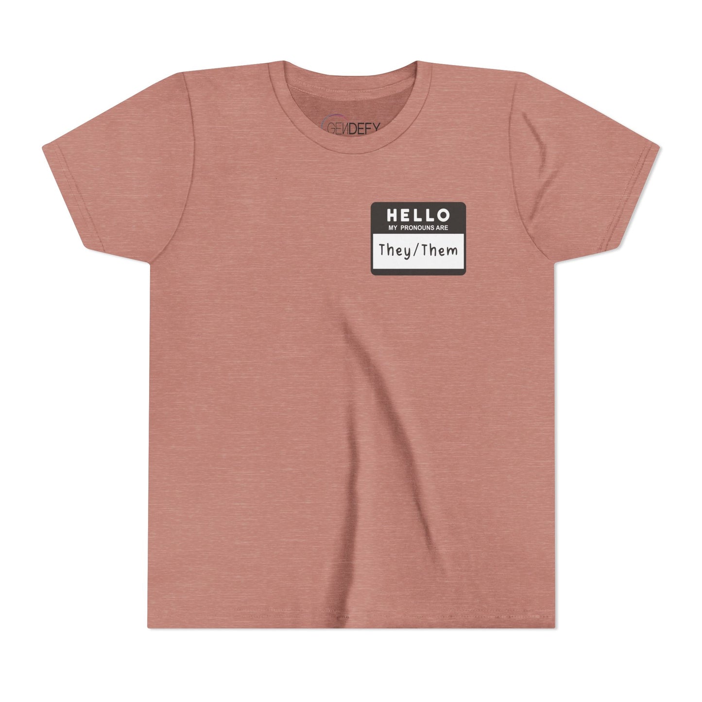 Hello, My Pronouns Are They/Them | Youth T-Shirt