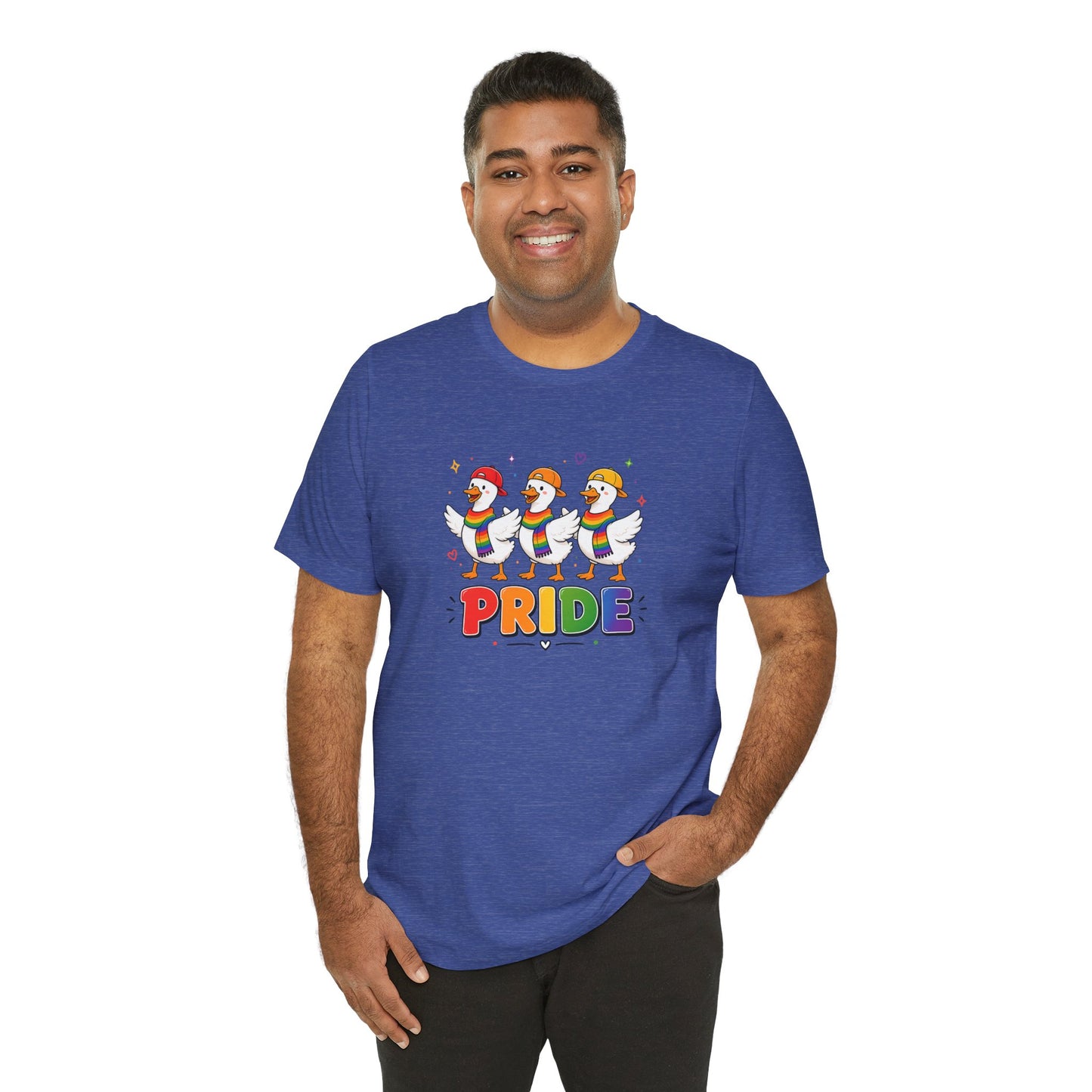 PRIDE Flock Rainbow Geese | Adult Tee
