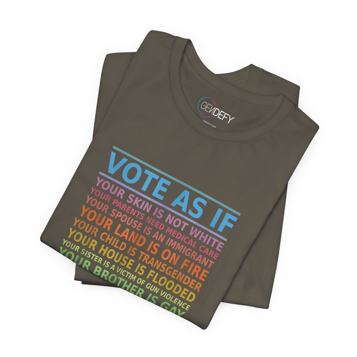 Vote With Empathy | Adult T-Shirt