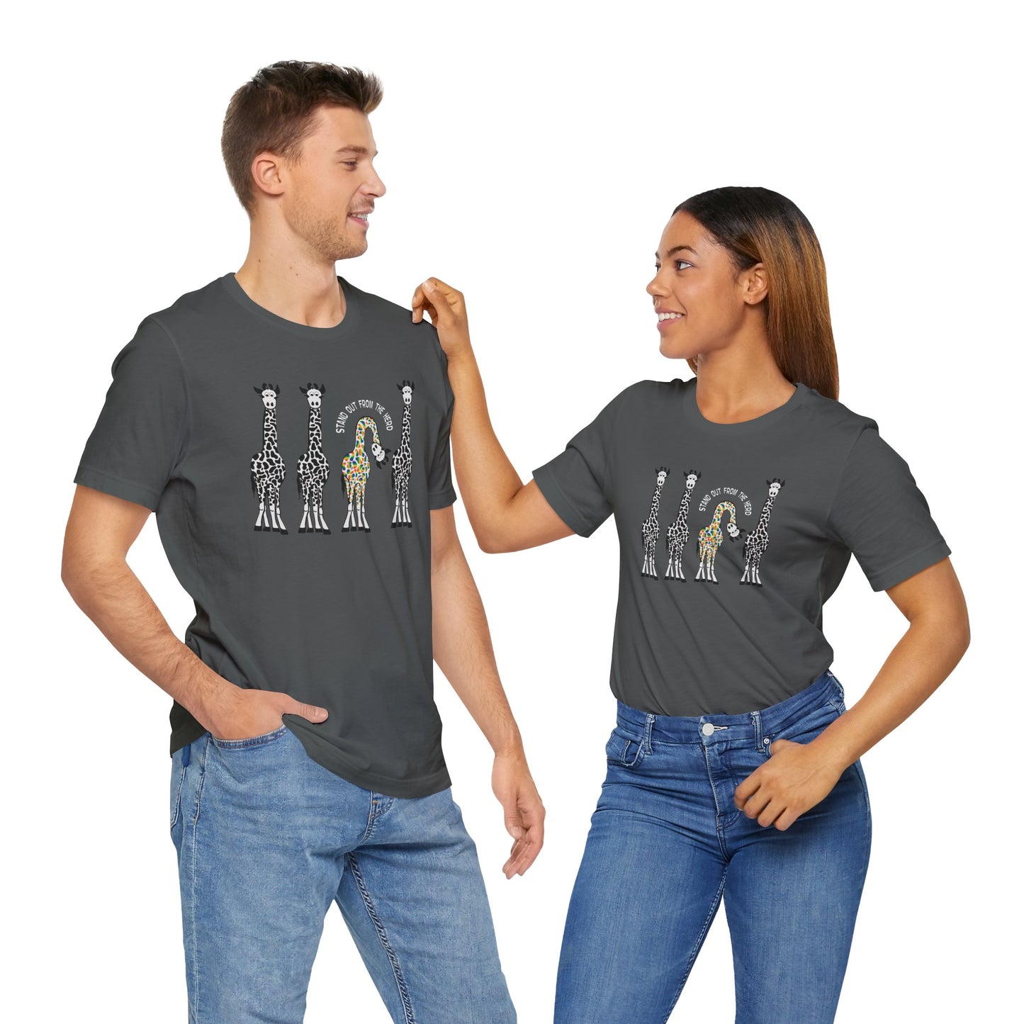 Giraffe - Stand Out From the Herd | Adult Tee