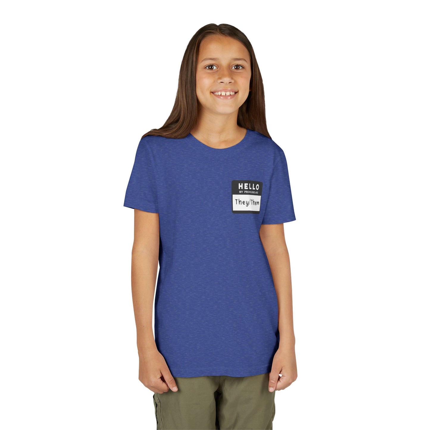 Hello, My Pronouns Are They/Them | Youth T-Shirt