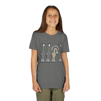 Stand Out From the Herd Rainbow Giraffe | Youth Shirt