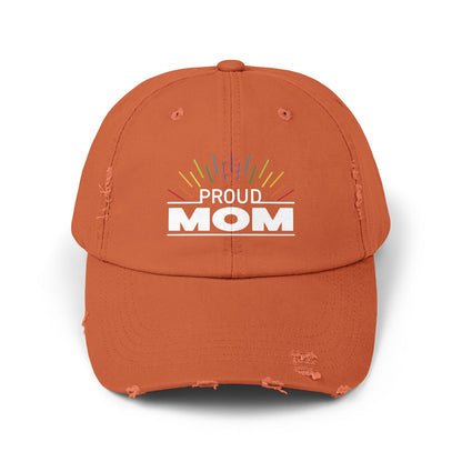 Proud Mom | Distressed Unisex Cap