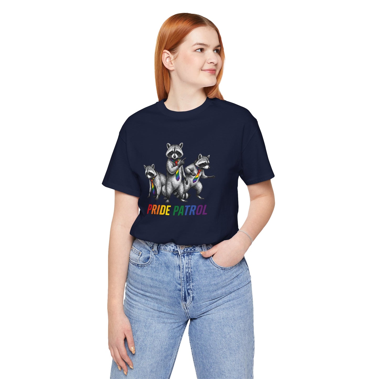 Rainbow Raccoon Pride Patrol — Adult Tee