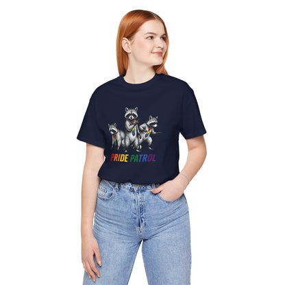 Rainbow Raccoon Pride Patrol — Adult Tee