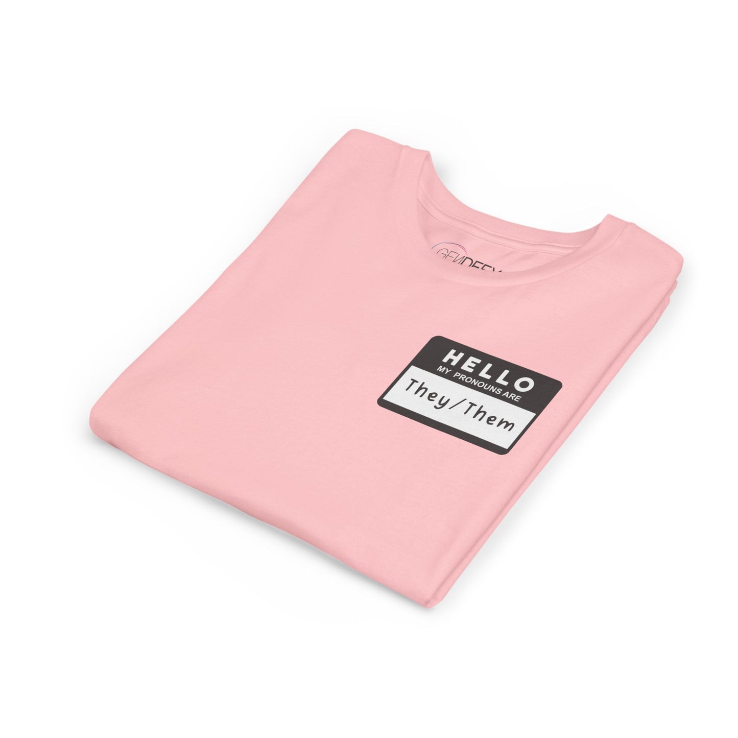 Hello, My Pronouns Are They/Them | Youth T-Shirt