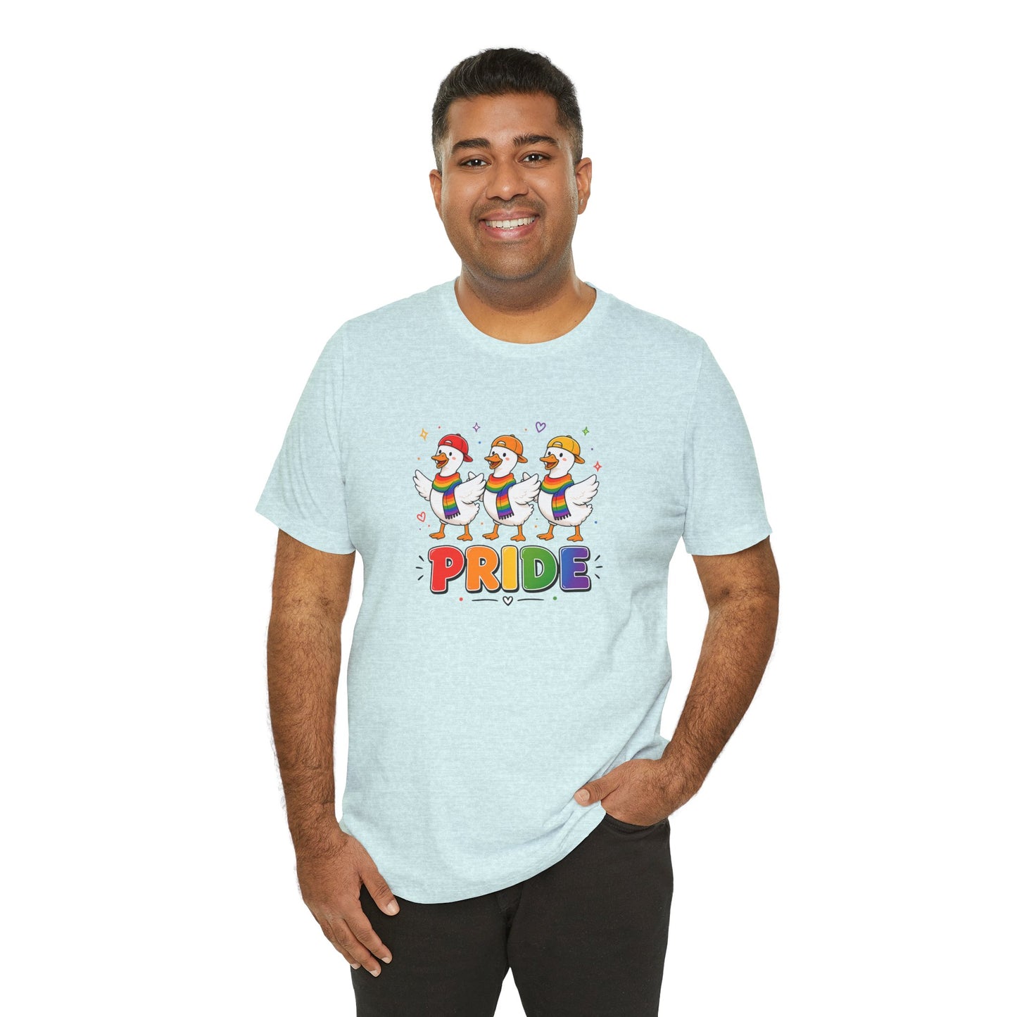 PRIDE Flock Rainbow Geese | Adult Tee