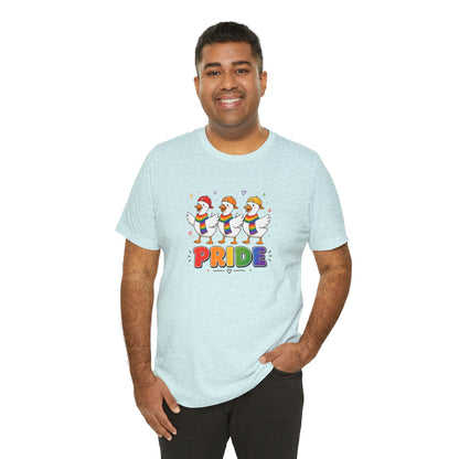 PRIDE Flock Rainbow Geese | Adult Tee