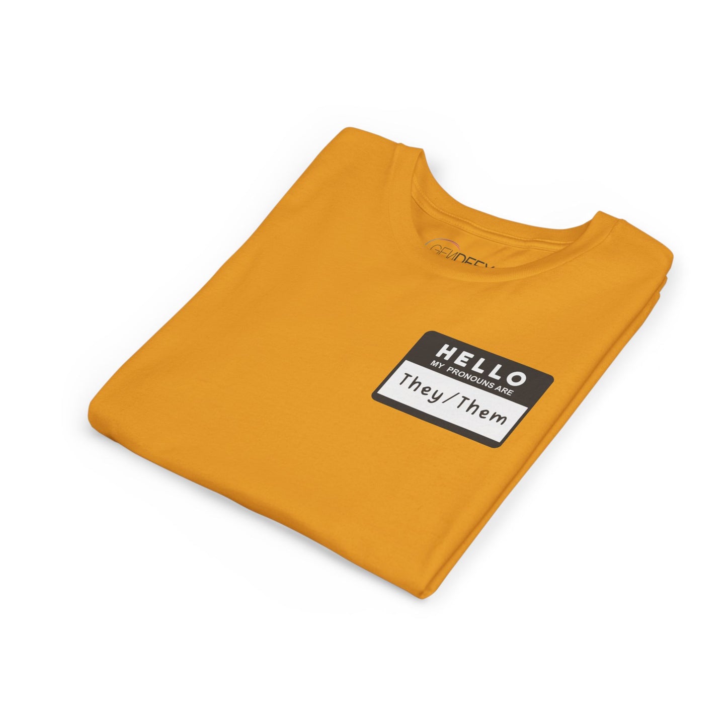 Hello, My Pronouns Are They/Them | Youth T-Shirt