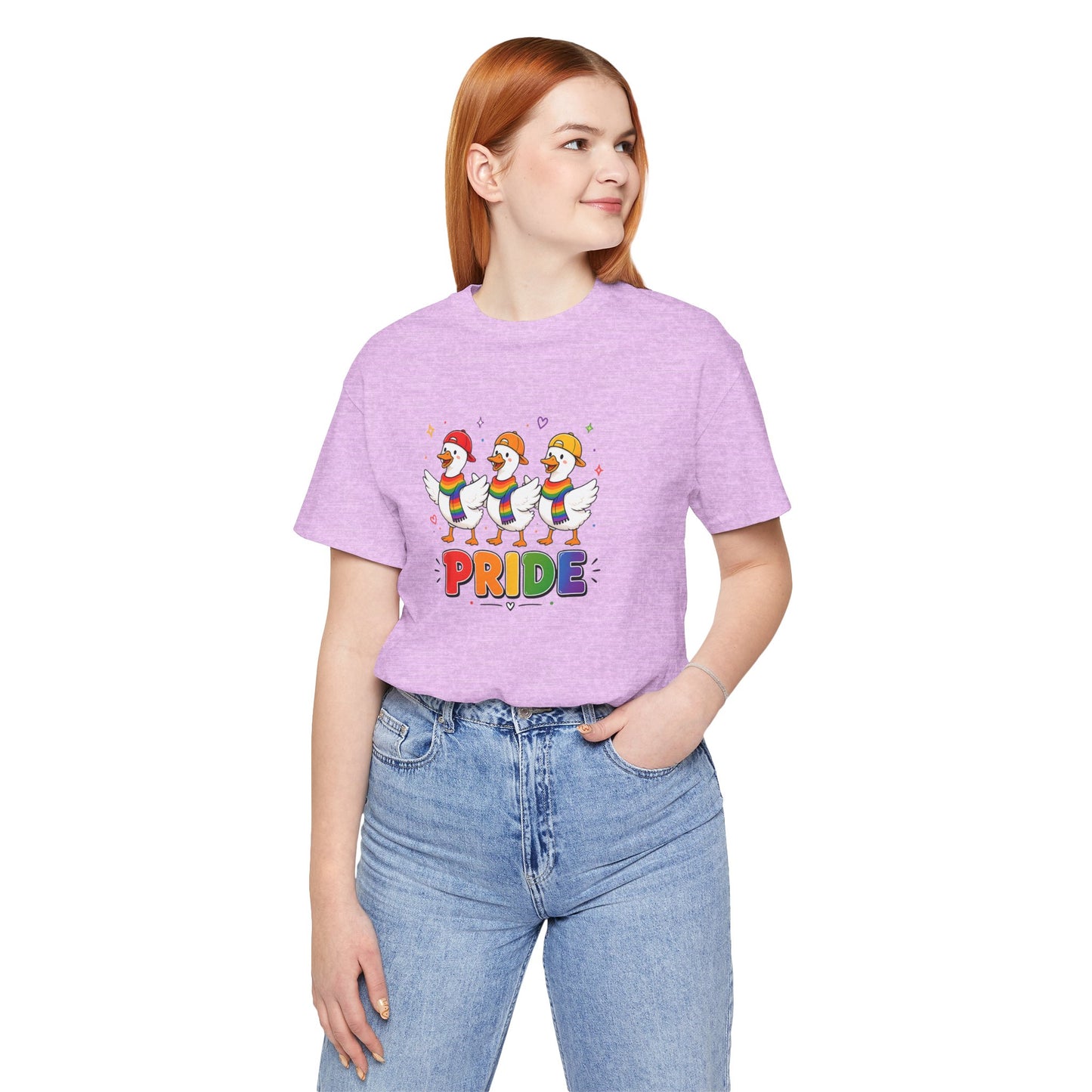 PRIDE Flock Rainbow Geese | Adult Tee