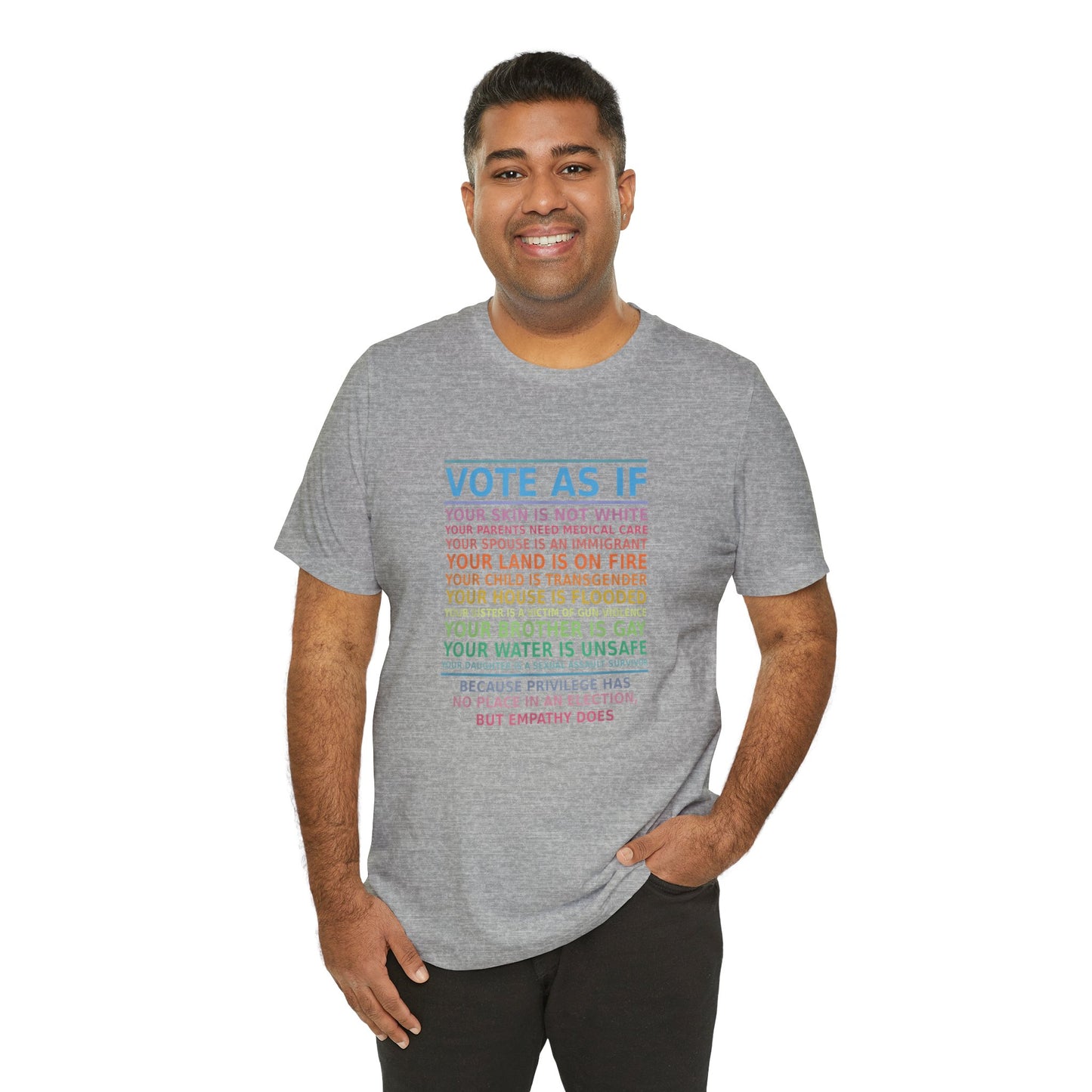 Vote With Empathy | Adult T-Shirt