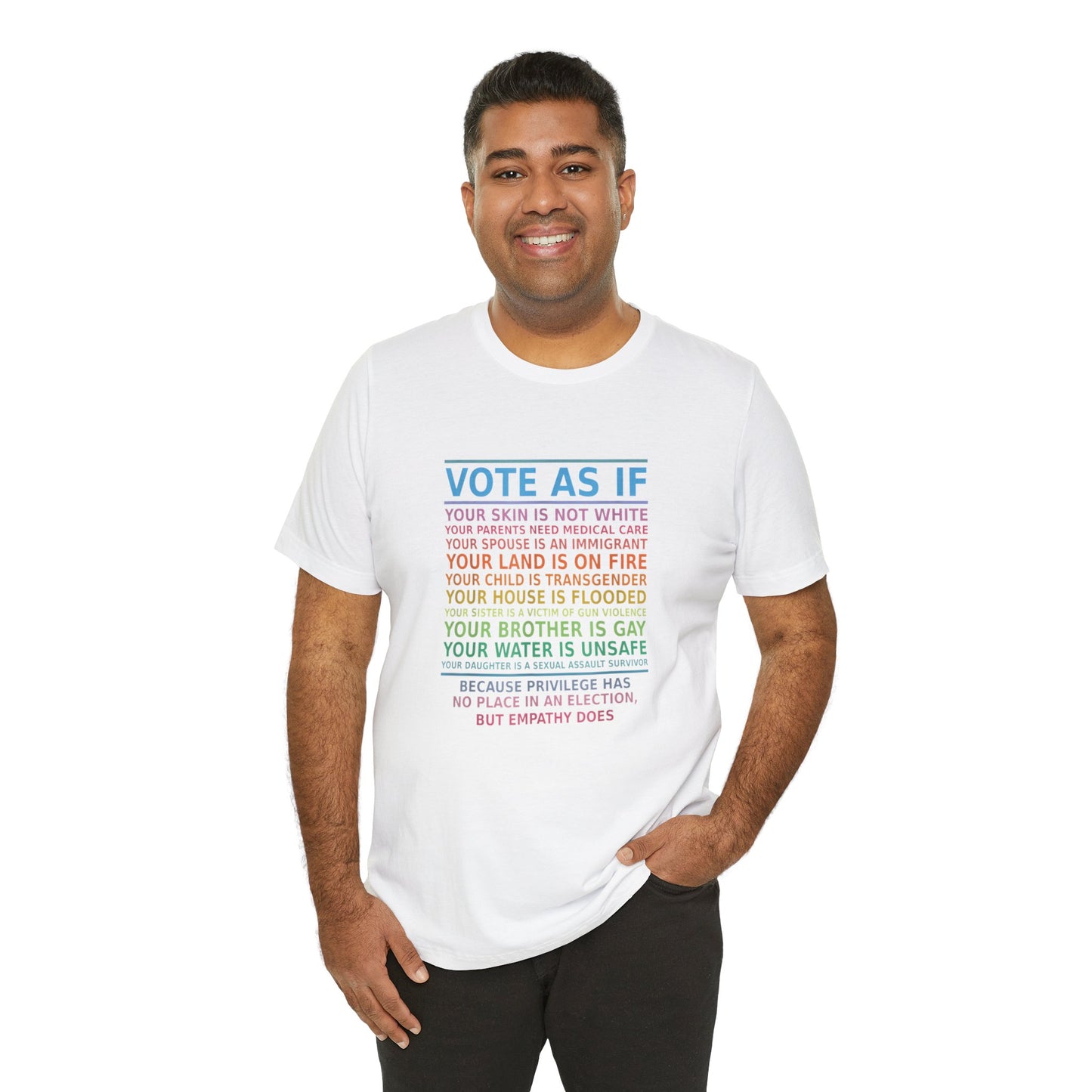 Vote With Empathy | Adult T-Shirt
