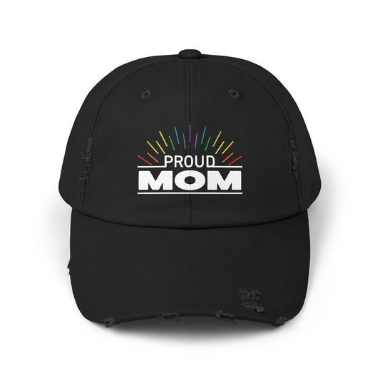 Proud Mom | Distressed Unisex Cap