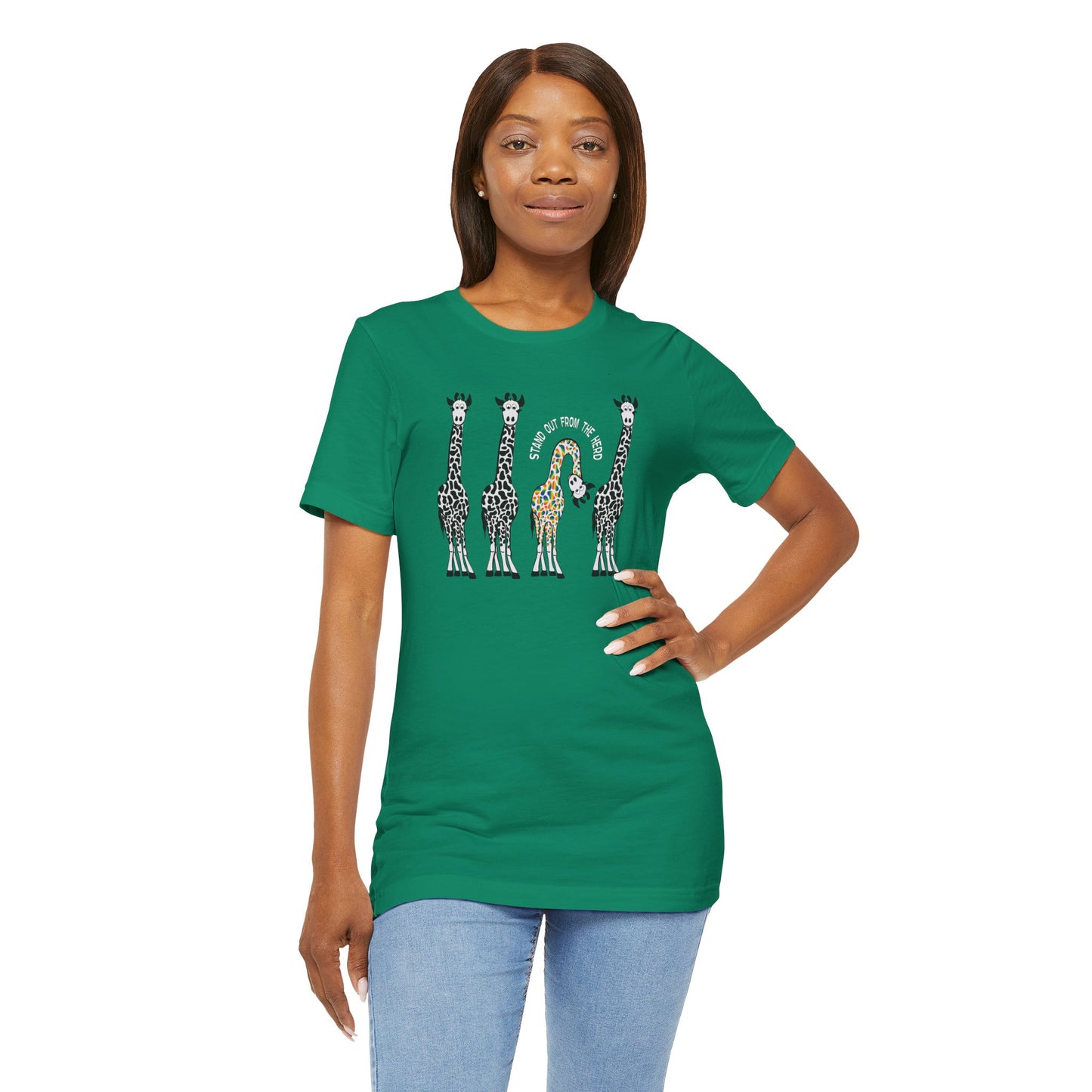 Giraffe - Stand Out From the Herd | Adult Tee